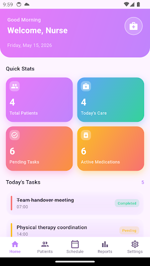 Nurse Care Tracker Screenshot 0