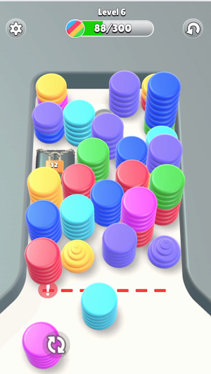 Sort Discs: Stack Color Puzzle Screenshot 0