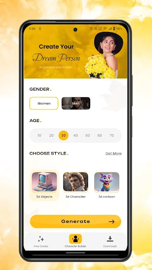 Moodex AI : AI Photo Generator Screenshot 1