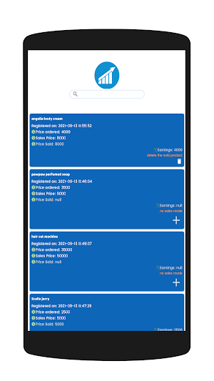 Sales System with Barcode Scanner Screenshot 1
