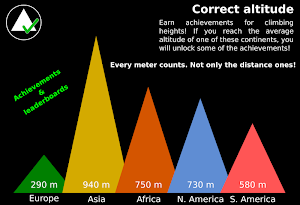 Correct altitude (geoid corrections) Screenshot 3