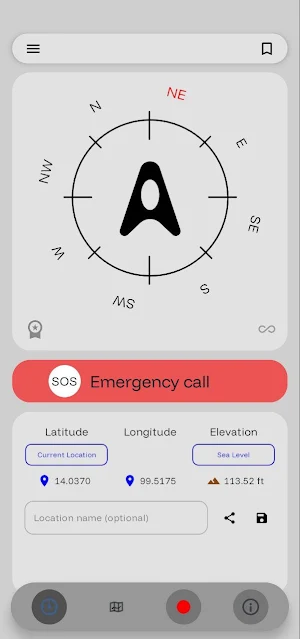 Offline GPS Tracker & Compass Screenshot 0