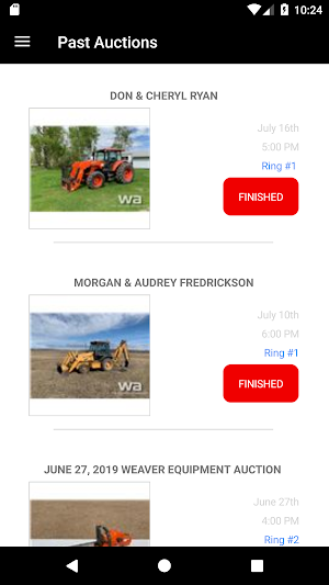 Weaver Auctions Screenshot 0