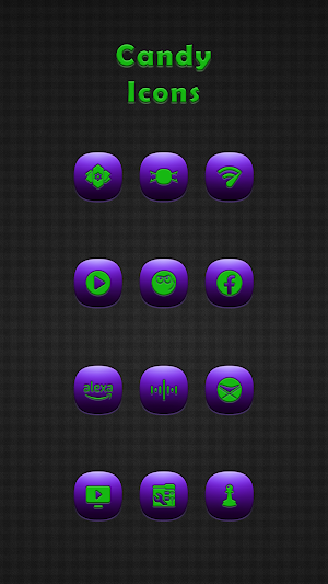 Candy Purple Icons Screenshot 3