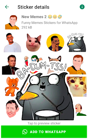Funny Memes Stickers WASticker Screenshot 1
