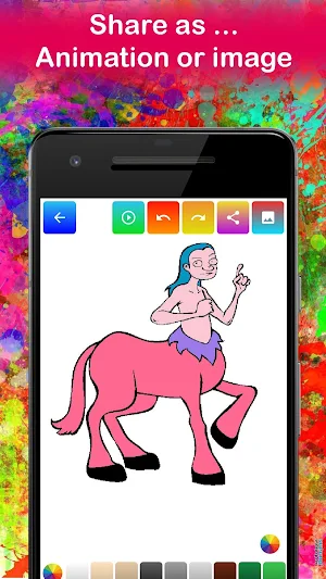 Super Hero Coloring Pages Game for kids 🔱 Screenshot 2