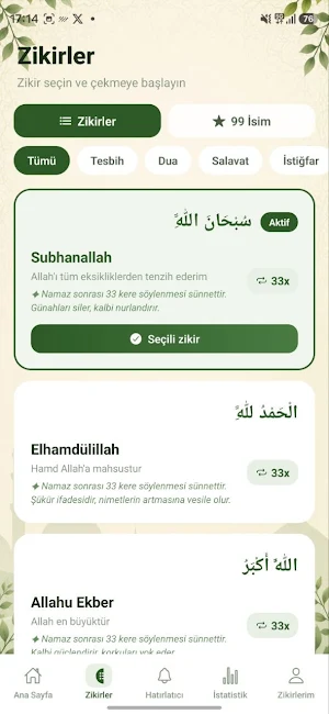 Zikirmatik - Zikir Sayacı Screenshot 2