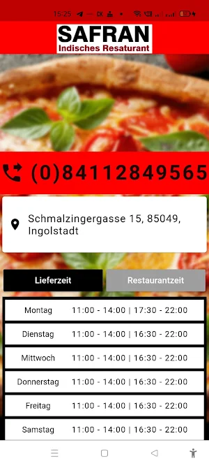 Safran Urban Food Screenshot 3