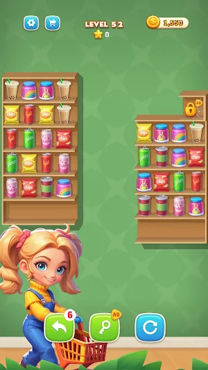 Shopping Sort - Color Puzzle Screenshot 2