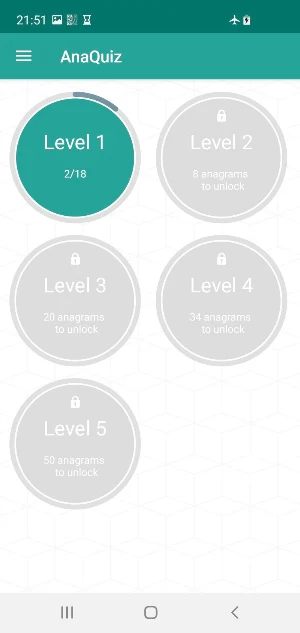 AnaQuiz - Anagram Games Screenshot 2