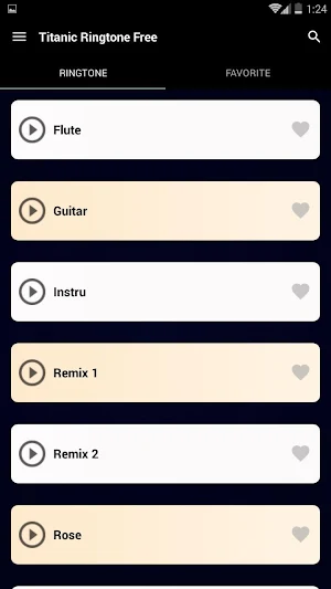 Titanic ringtone free Screenshot 1