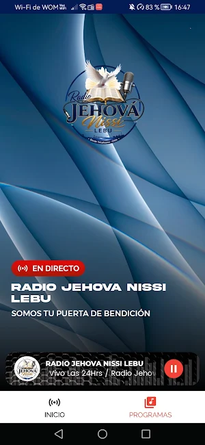 Radio Jehova Nissi Lebu Screenshot 1