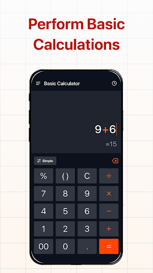 Basic Calculator: Smart Solver Screenshot 0