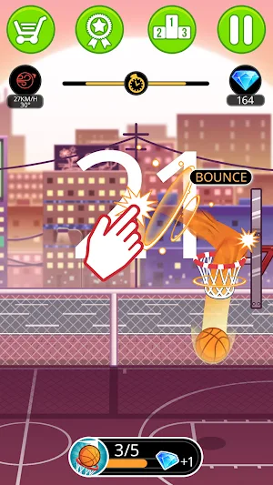 Basketball serial shooter Screenshot 1