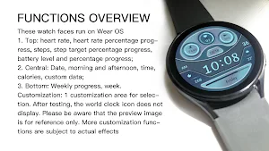 Dreamy Blue Shape For Wear OS Screenshot 2