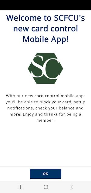 SCFCU Card Screenshot 0