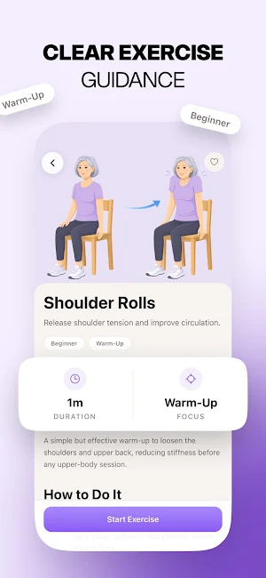 ChairFit: Chair Yoga Exercises Screenshot 2