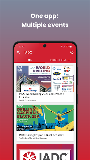 IADC Conferences Screenshot 0