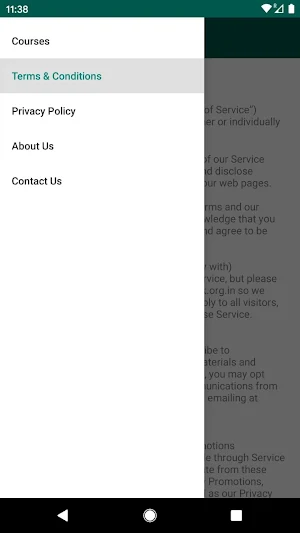 eCert Rights Screenshot 1