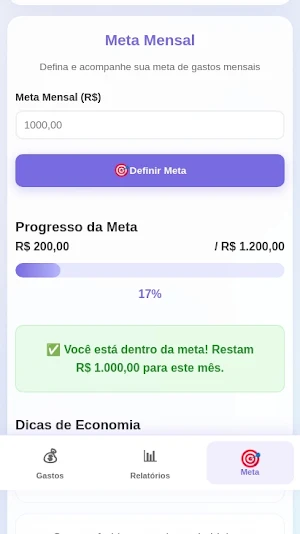 Orçamento do Bebê Screenshot 3