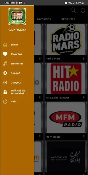 Cap Radio App On Line Screenshot 3