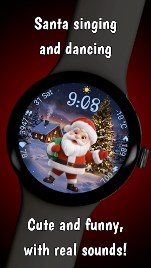 Singing Santa Christmas WF Screenshot 1