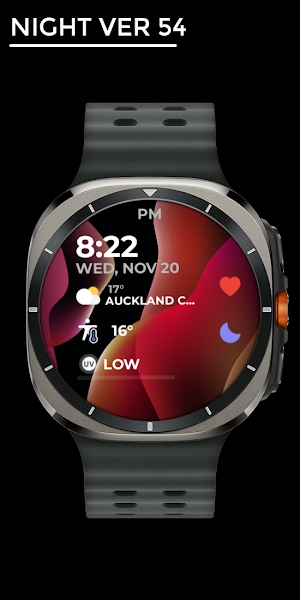 Night ver 54 - watch face Screenshot 0