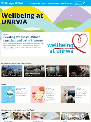 UNRWA Wellbeing Screenshot 3