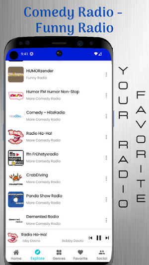 Comedy Radio - Funny Radio Screenshot 1