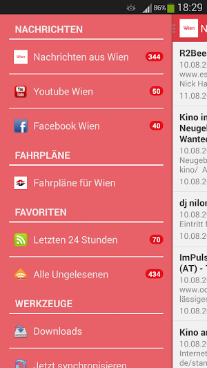 Wien Nachrichten Screenshot 0