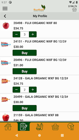 Heartland Produce Mobile Screenshot 1