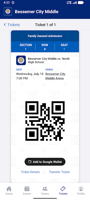 Bessemer City Middle Athletics Screenshot 2