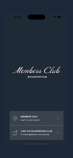 Members Club Boardroom Screenshot 0