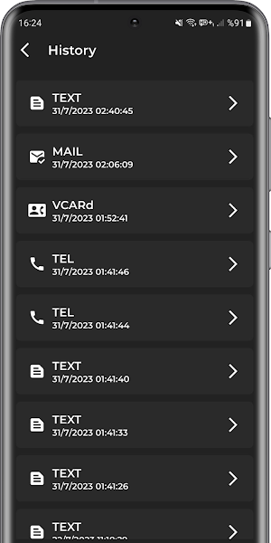Qr barcode scan and generate Screenshot 1