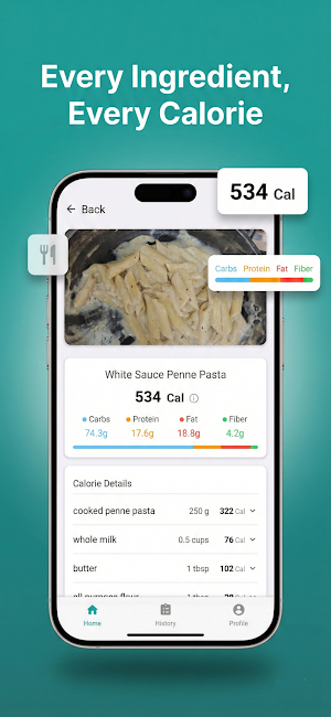CalWise: Snap & Track Calories Screenshot 2