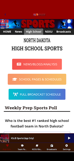KSJB Sports Screenshot 2
