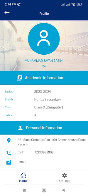 Al-Badar Parents App Screenshot 1