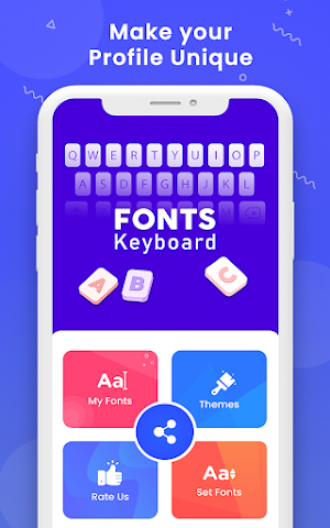 Fonts keyboard - Latest and Stylish text & theme Screenshot 2