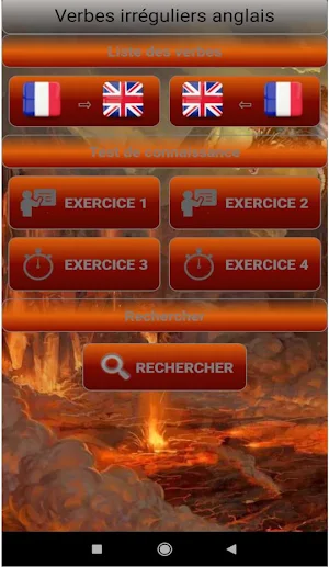 verbes irréguliers anglais Screenshot 1