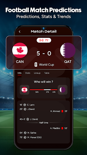 Football Live Scores & Stats Screenshot 1