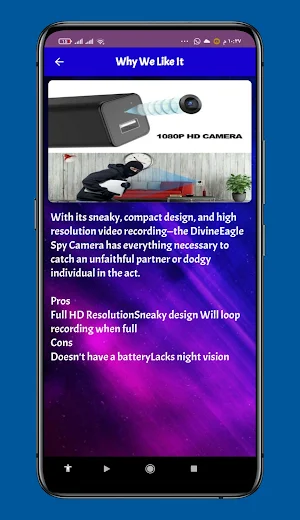 Smart spy charger camera guide Screenshot 2