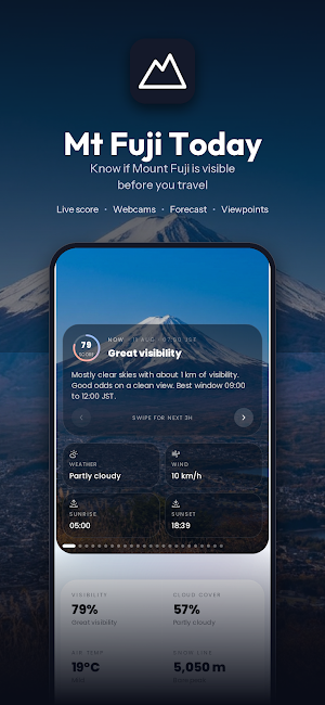 Mount Fuji Today: Live View Screenshot 0