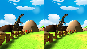 VR Dino Animals Park-Cardboard Screenshot 2