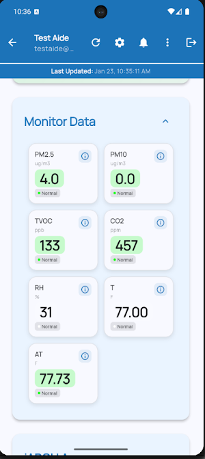 WARM iARCH App Screenshot 2