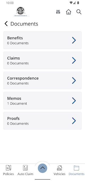 Allen Insurance AIA Online Screenshot 2