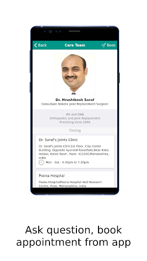 Dr. Saraf's Joints Clinic Screenshot 2