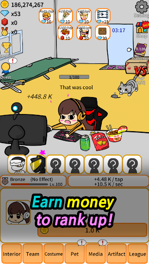 Tap Tap Gamer Screenshot 1