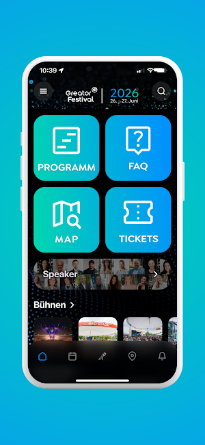 Greator Festival App Screenshot 1