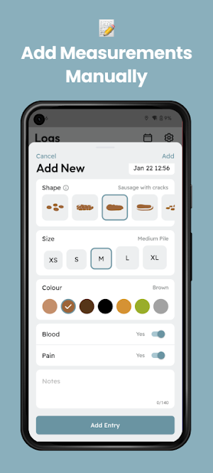 Poop Log - Toilet Poop Tracker Screenshot 2