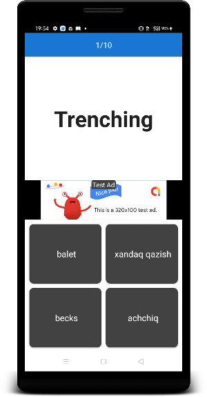 English To Uzbek Dictionary Screenshot 3